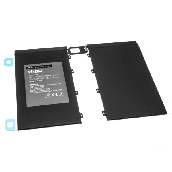 Bateria para Tablet Apple A1577 - 10300 mAh 3.8 V Li-polímero vhbw