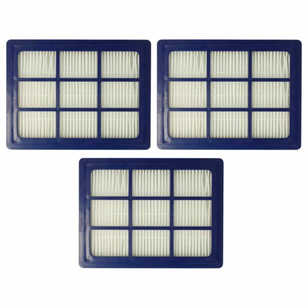 Pack 3x Filtros de Substituição Nilfisk 147 0432 500 para Aspirador Grundig, Classe H12