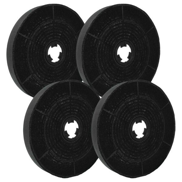 Filtro de Carvão Ativado Universal para Exaustor - 16 cm (Pack 4x) vhbw