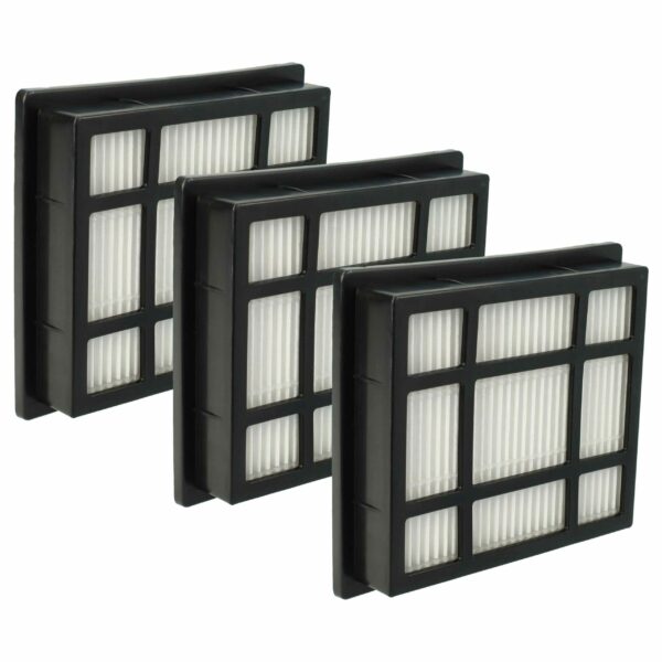 3 Filtros de Reposição vhbw para Nilfisk 78601000, 78601200 - Classe H10