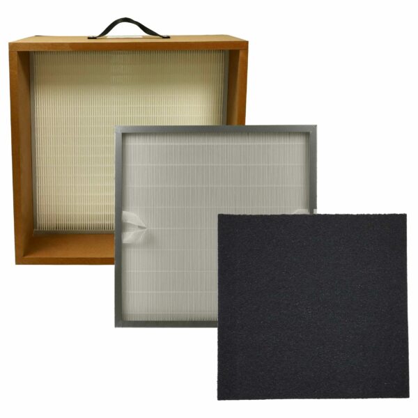 Conjunto de 3 Filtros (Pré-filtro, HEPA e Carvão Ativado) vhbw para Teka, ELMAG e KEMPER
