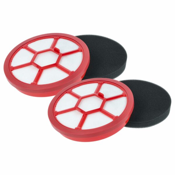 2x Filtro Motor para Aspirador Dirt Devil Infinity Rebel, 15,3 x 15,3 cm - vhbw