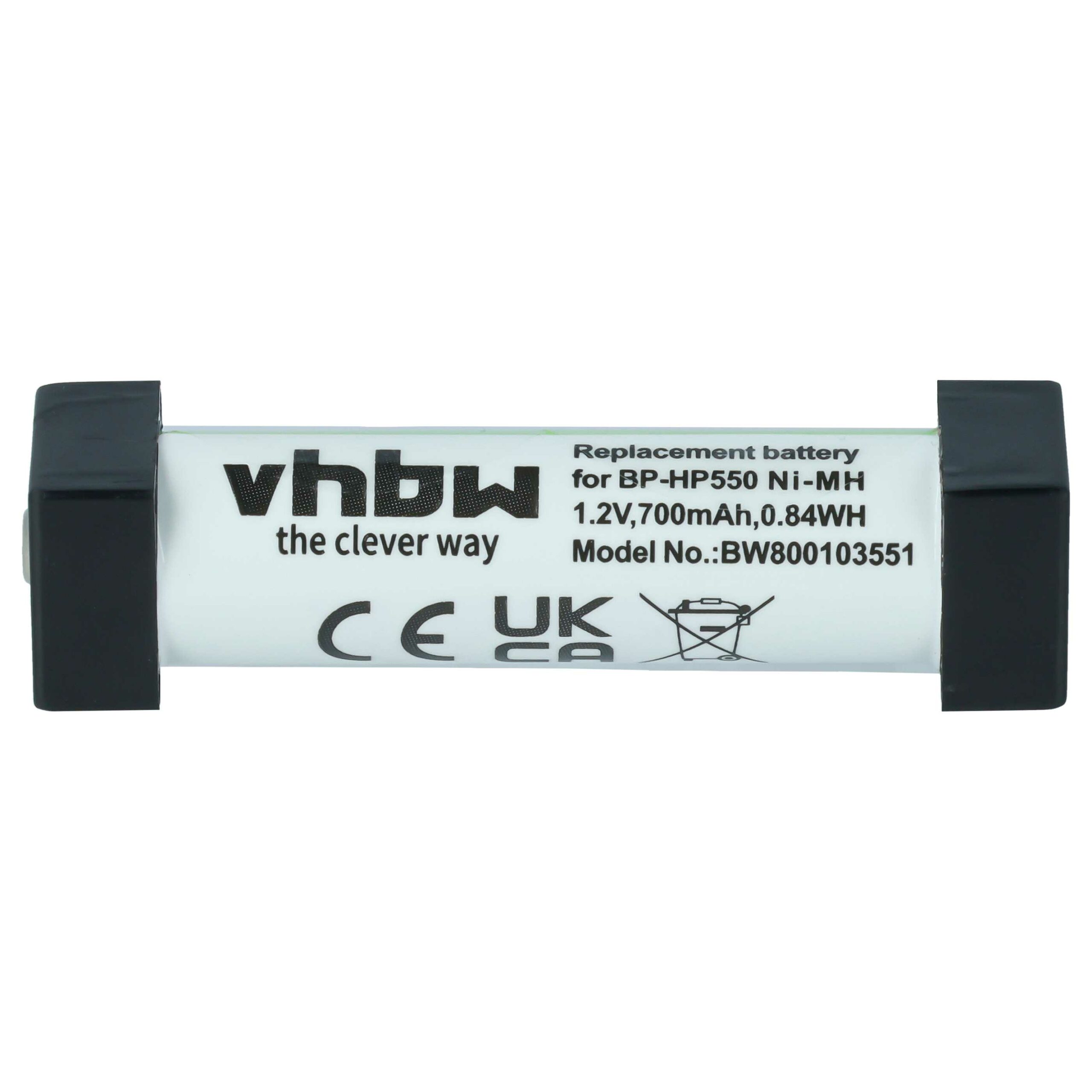 3x Baterias vhbw para auscultadores sem fios Sony BP-HP550, 700 mAh 1.2 V NiMH - Image 3