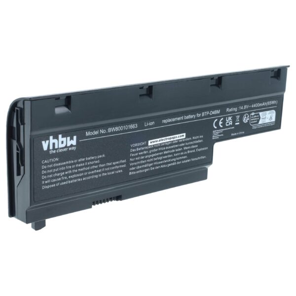 Bateria vhbw para Portátil Medion BTP-D5BM, E7211, P7611 - 4400 mAh 14.8 V