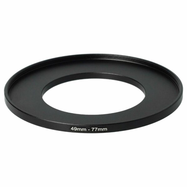Adaptador de Anel Progressivo 49 mm para 77 mm vhbw para Objetivas de Câmara