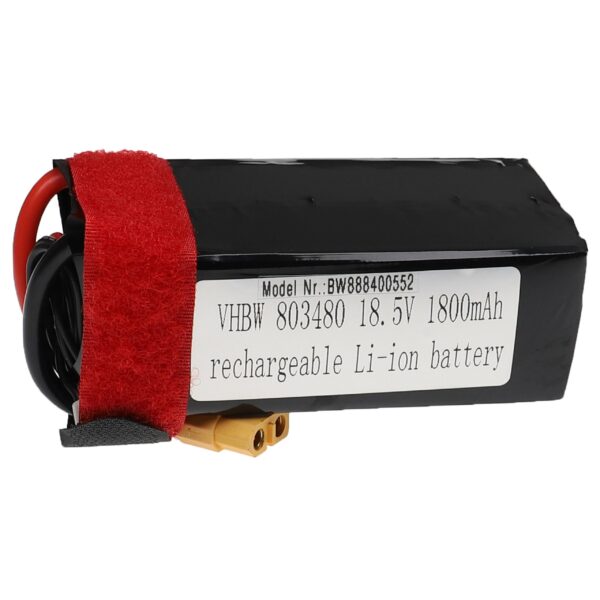 Bateria vhbw para Dispositivos de Modelismo 1800 mAh 18,5 V Li-Polímero, XT60