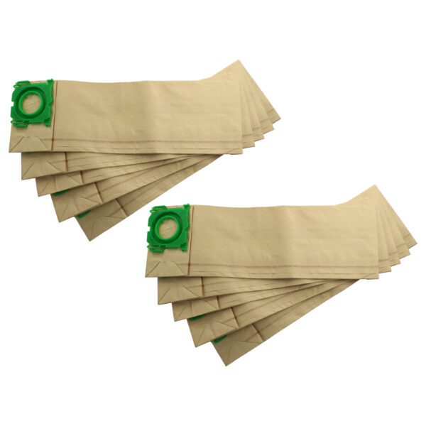 10x Sacos para Aspirador vhbw para Sebo Airbelt K1, K3 - Papel