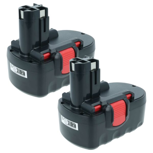 2x Bateria vhbw para Bosch 2607335278, 2607335266 - 3000 mAh, 18V, NiMH
