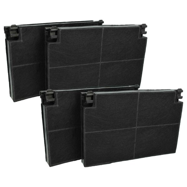 Filtro de Carvão Ativado vhbw - Substituição para AEG, Zanussi, Electrolux (Pack 4 Unidades)