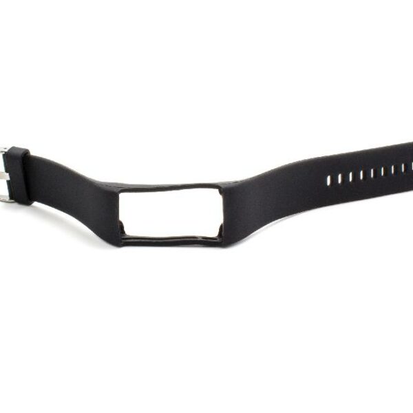 Bracelete de silicone para Polar Smartwatch - 24 cm, 23 mm, preto