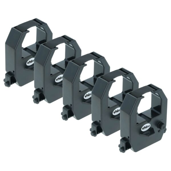 Pack 5x Fita de Tinta para Impressora Matricial Amano - Substitui CE-315250 - Preta