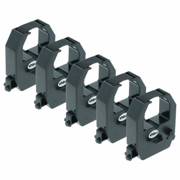 Pack 5x Fita de Tinta para Impressora Matricial Amano - Substitui CE-315250 - Preta