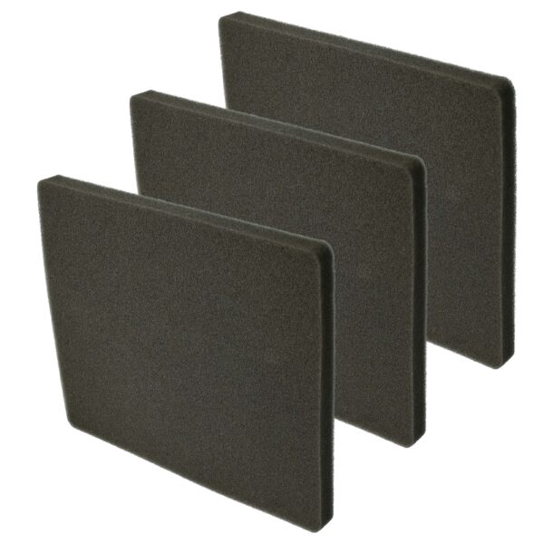 3x Filtro de Escape / Filtro de Esponja vhbw para Aspirador Electrolux (substitui 1180215012)