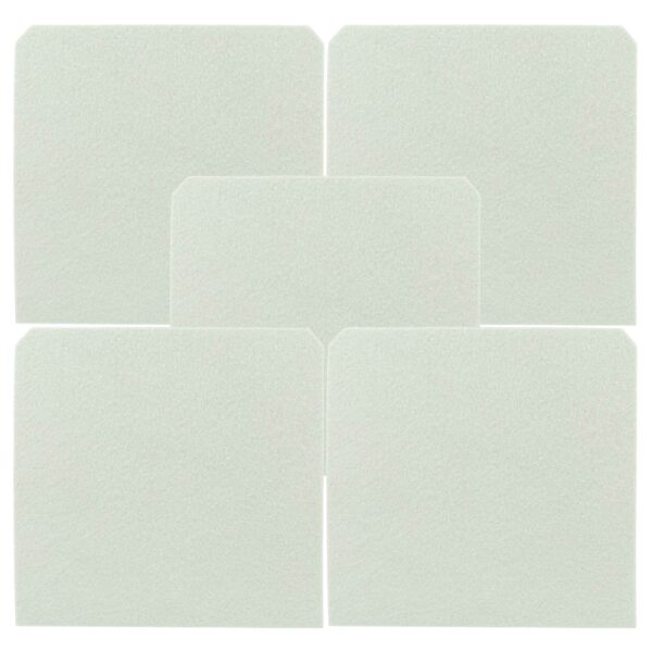5x Filtro do motor vhbw para aspirador Philips - 11 x 11.3 cm