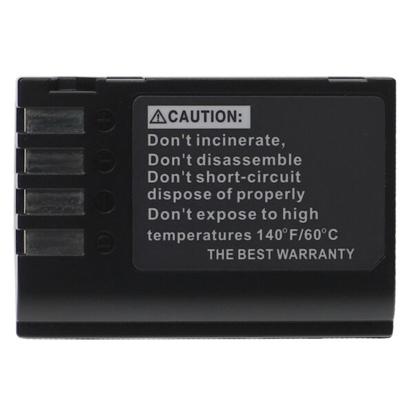 2x Bateria Extensilo para Panasonic DMW-BLK22, Lumix GH5, S5, G9 - 2250mAh, 7.2V