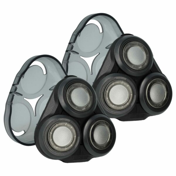 2x Cabeças de Barbear de Substituição Philips SH50/50 para Barbeador Elétrico Philips, Preto