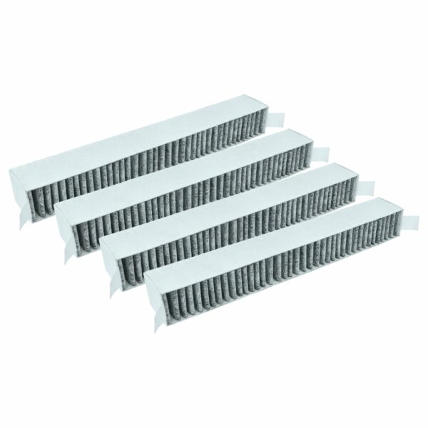 4x Filtro de Carvão Ativado Compatível com Miele 11662790, DKF 30-P