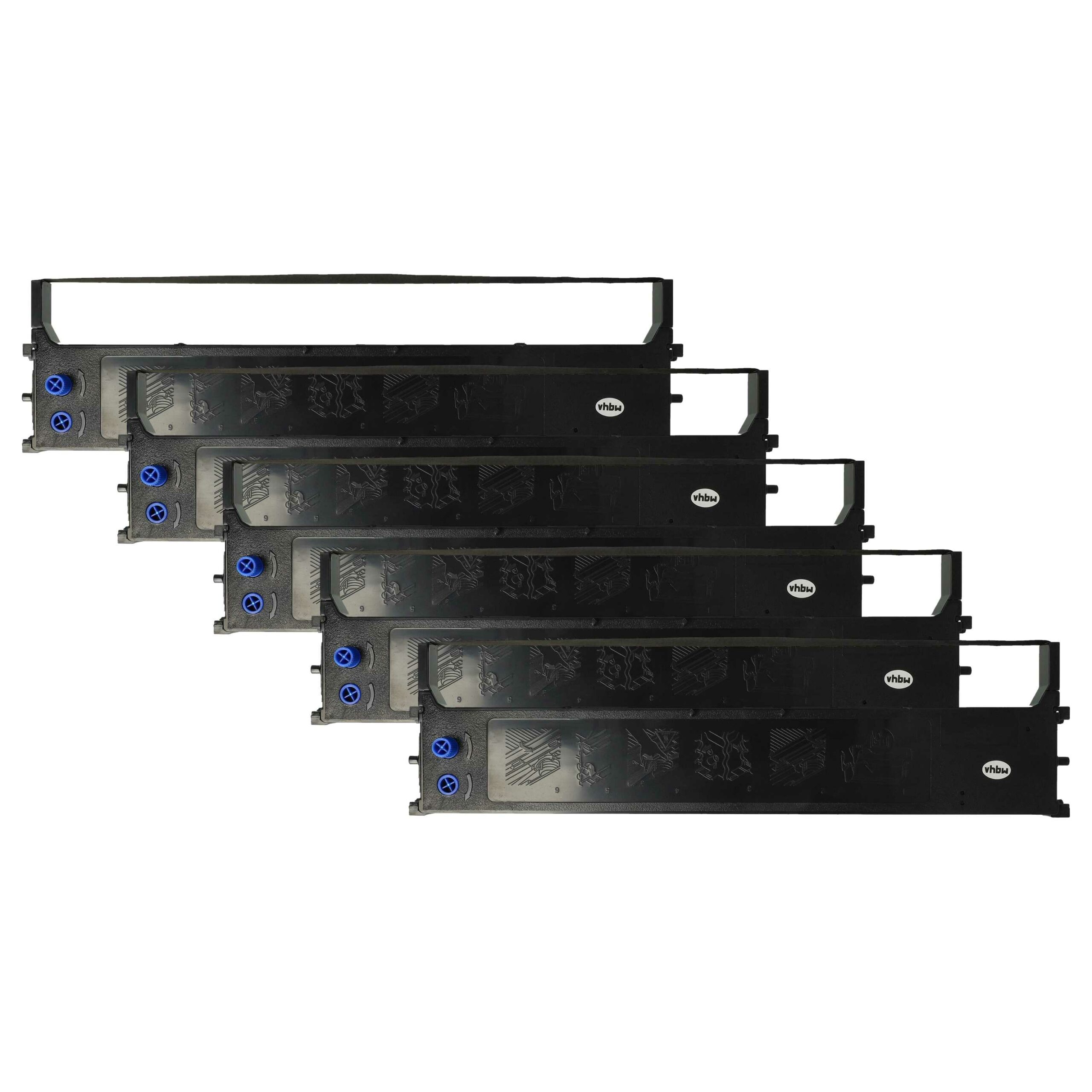 Pack 5x Fita de Tinta Compatível OKI 43571802BE - Impressoras Matriciais e de Recibos