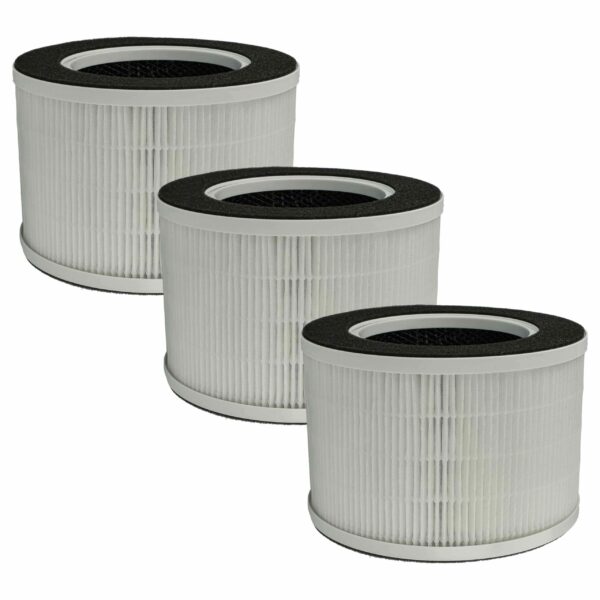 3x Filtros de Substituição para Medion 50065982 - Pré-Filtro + HEPA + Carvão Ativado vhbw