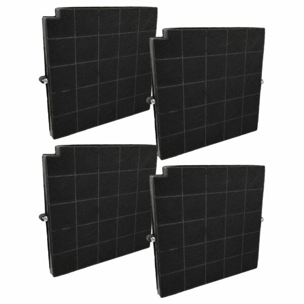 Filtro de Carvão Ativado vhbw para Exaustor AEG - Substituição Airforce AFCFCAF16CS (4 unidades)