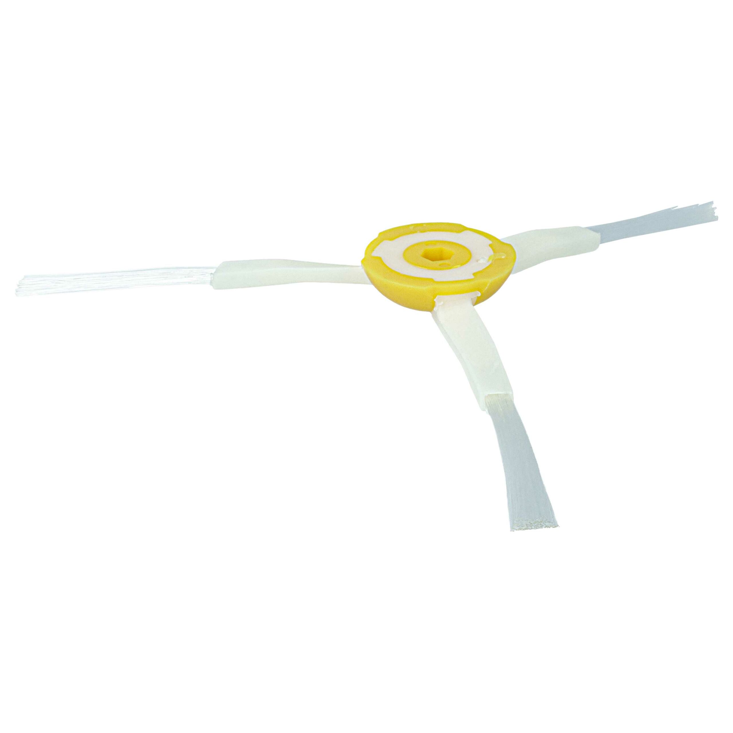 Pack com 3 Escovas Laterais vhbw para iRobot Roomba 866, 876, 900, 960 - Brancas e Amarelas - Image 4