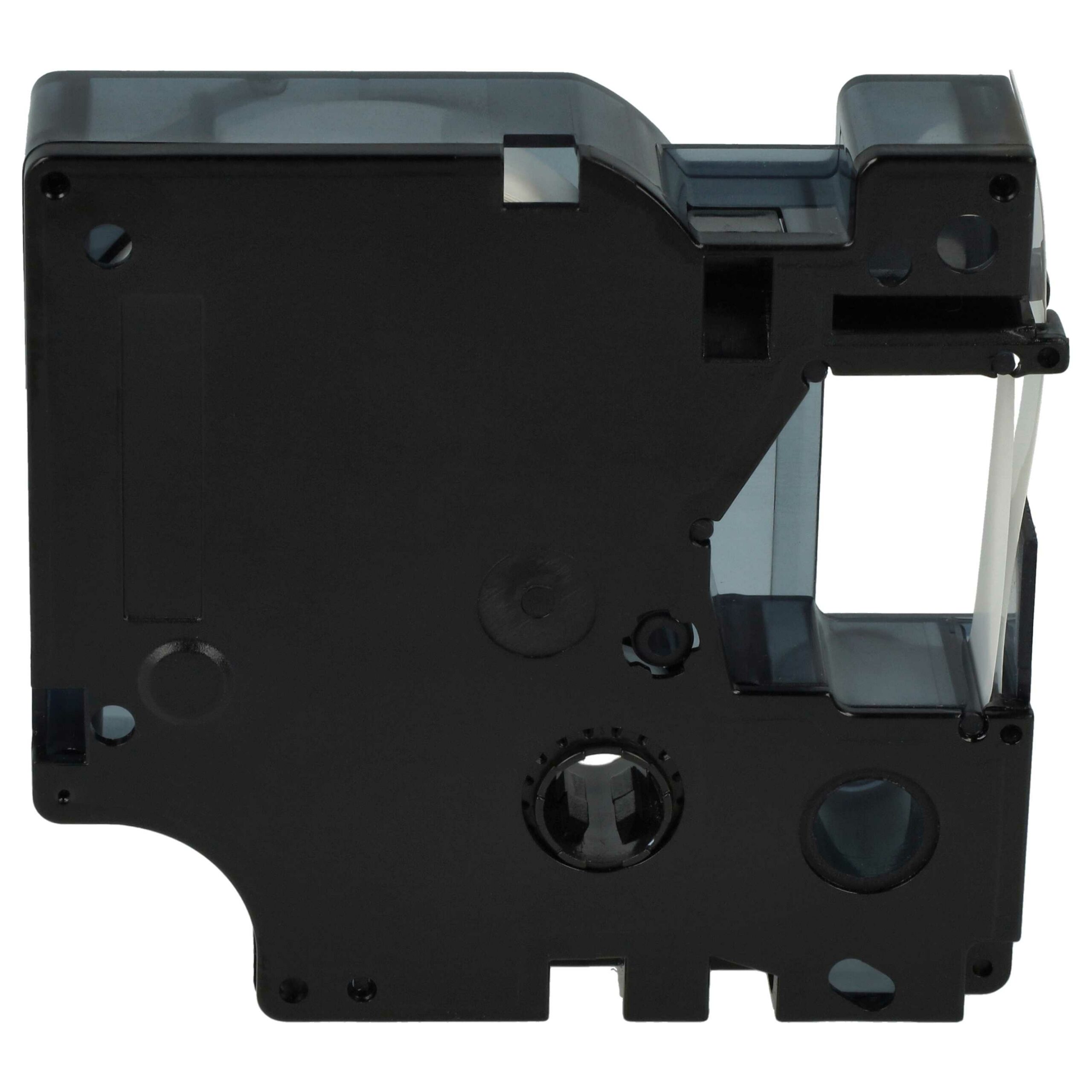 Fita de Etiquetas compatível com Dymo D1 40920 - 9 mm Branco sobre Transparente - Image 4