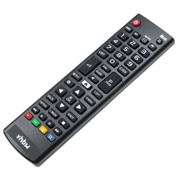 Comando à distância vhbw substitui LG AKB74475490 para TV LG 32LH510B, 43LH510V, 49LH510V
