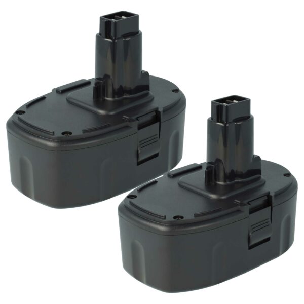 2x Baterias vhbw para Ferramentas Dewalt DE9039, DC9096 - 3000 mAh, 18 V, Li-Ion