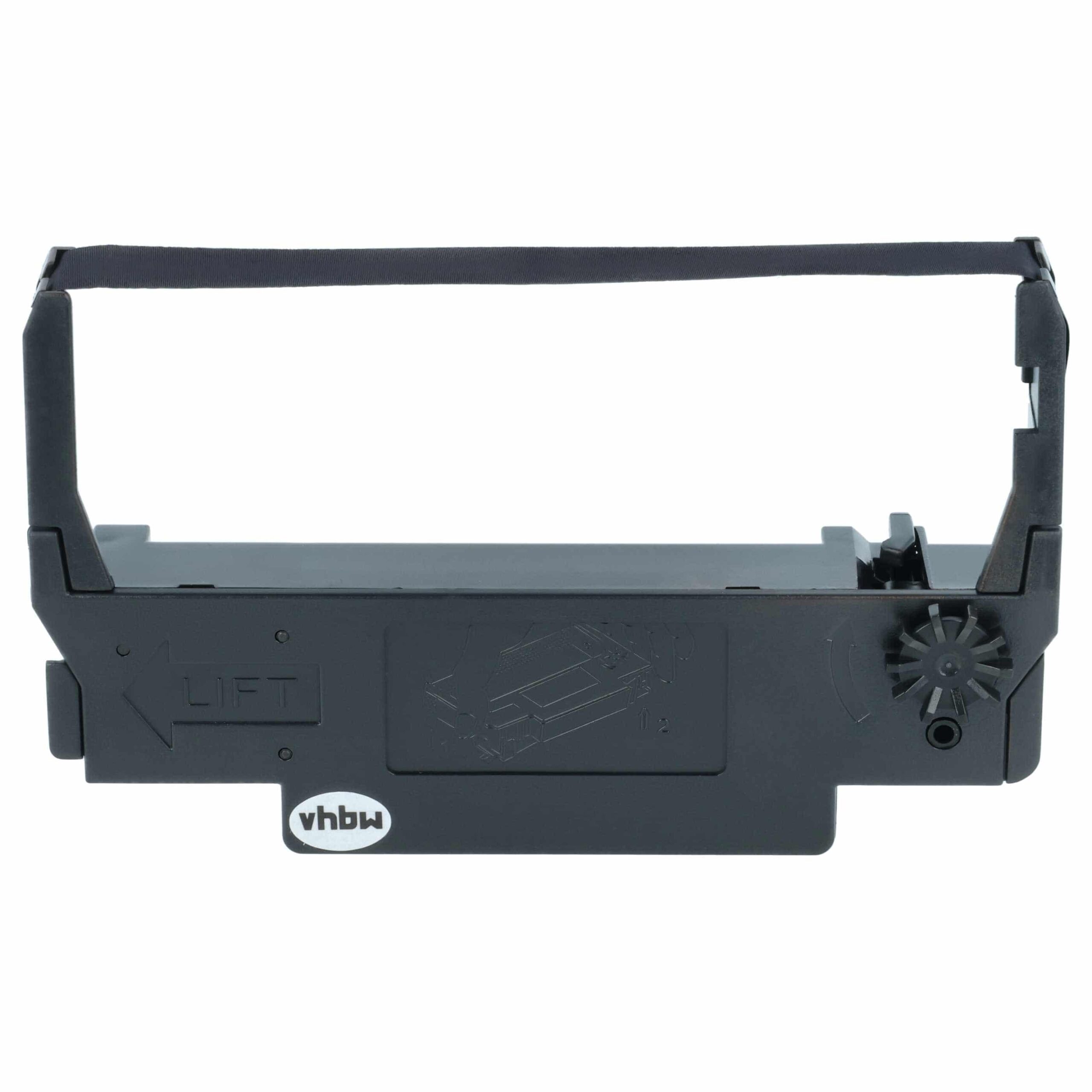3x Fitas de Tinta vhbw para Epson C43S015451, 655N, Hyundai e Impressoras de Talões - Preto - Image 3