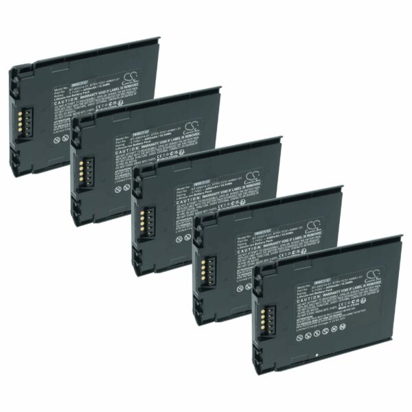 Bateria vhbw 5x para Zebra BT-000314-01, BTRY-TC51-43MA1-01 - 4200mAh, 3.7V