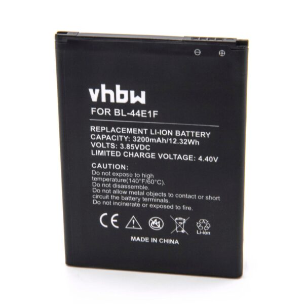 Bateria para Telemóvel LG compatível com PAC63320502, BL-44E1f, EAC63341101 - 3200 mAh 3.85 V Li-Ion vhbw