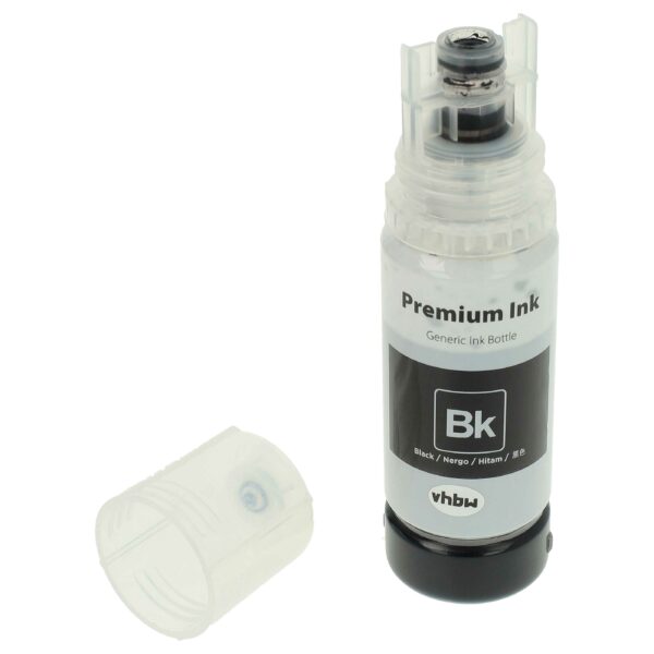 Tinta de Reenchimento vhbw Preta Compatível com Epson 102 - 70 ml