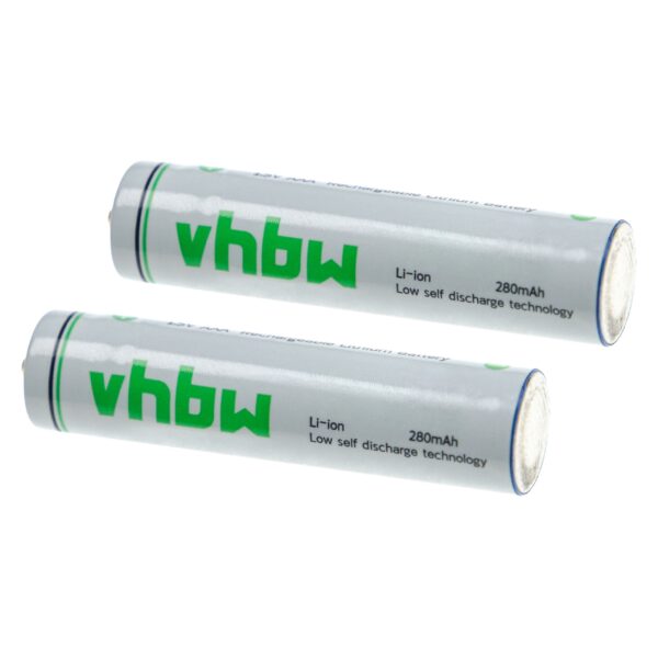 Bateria Recarregável AAA vhbw 280 mAh 1.5V Li-Ion