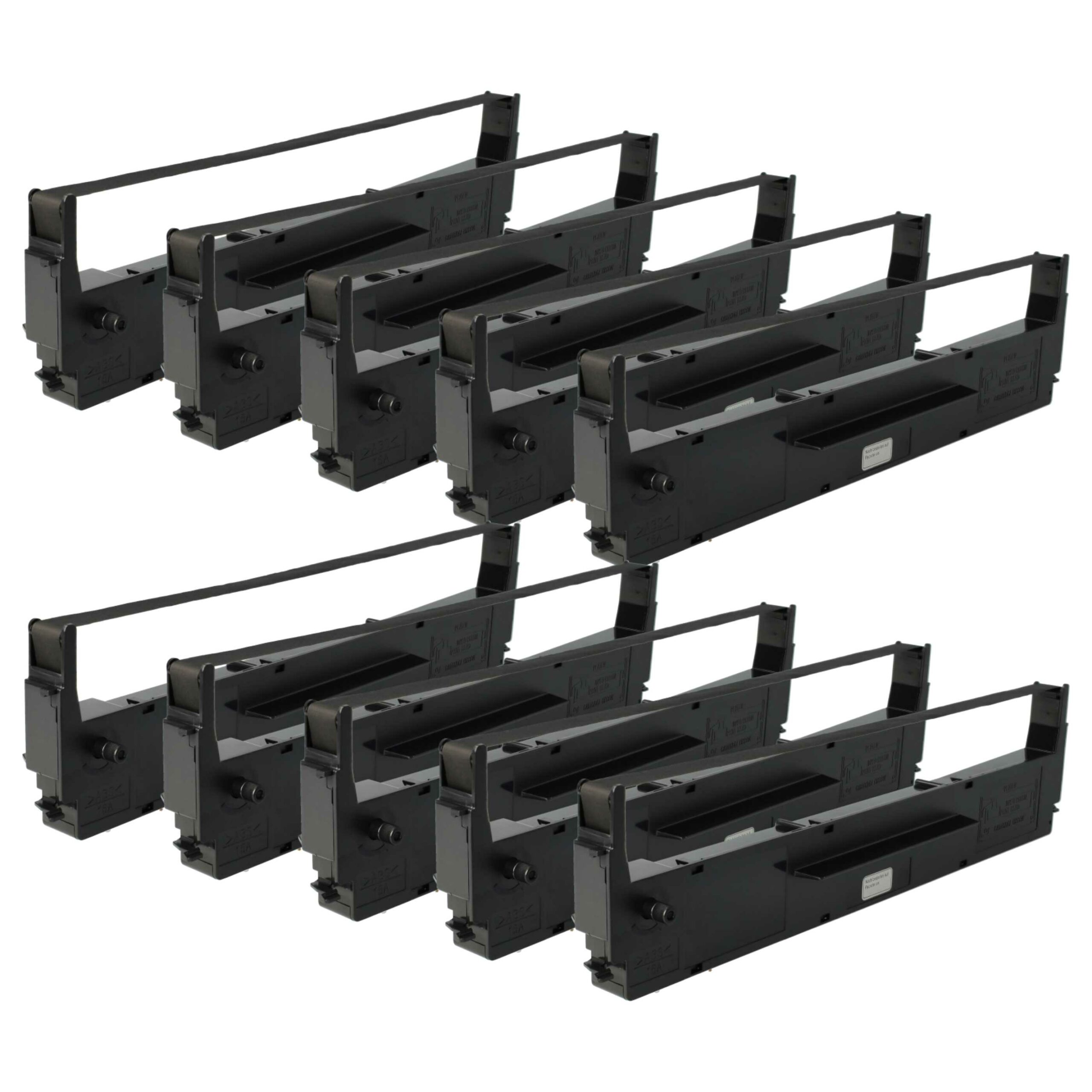 10x Fita Tintada compatível Epson C13S015021, S015637 para Impressoras Matriciais IBM e Recibos - Preta