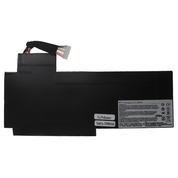 Bateria vhbw para Portátil Medion BTY-L76 - 4800 mAh, 11.1V, Li-polímero