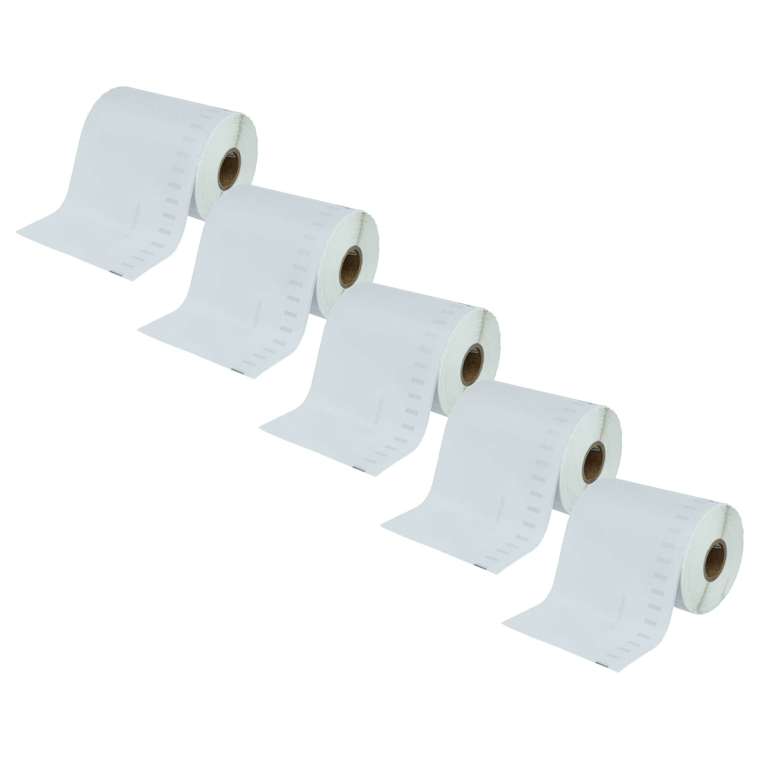 Pack com 5 Rolos de Etiquetas Compatível com Dymo S0904980 - 104 x 159 mm