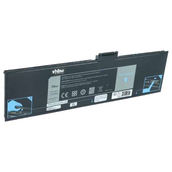 Bateria vhbw para Tablet Dell VJF0X, HXFHF 4850 mAh 7.4 V Li-polymer