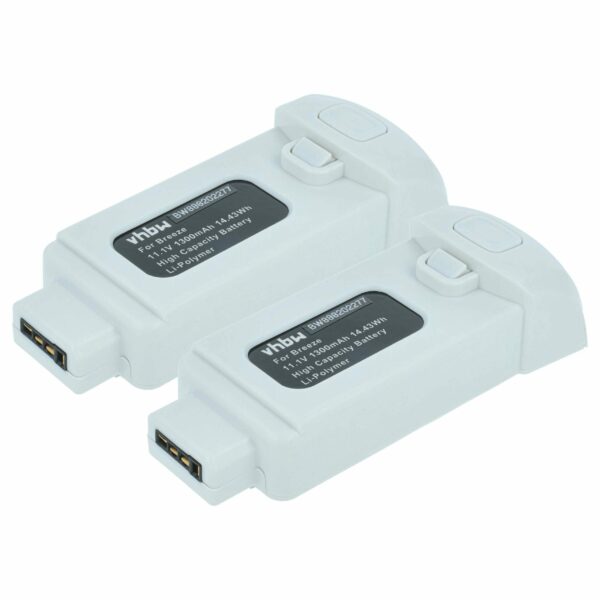 Bateria vhbw para Yuneec - 1300 mAh 11.1V Li-polímero (Pack 2x)