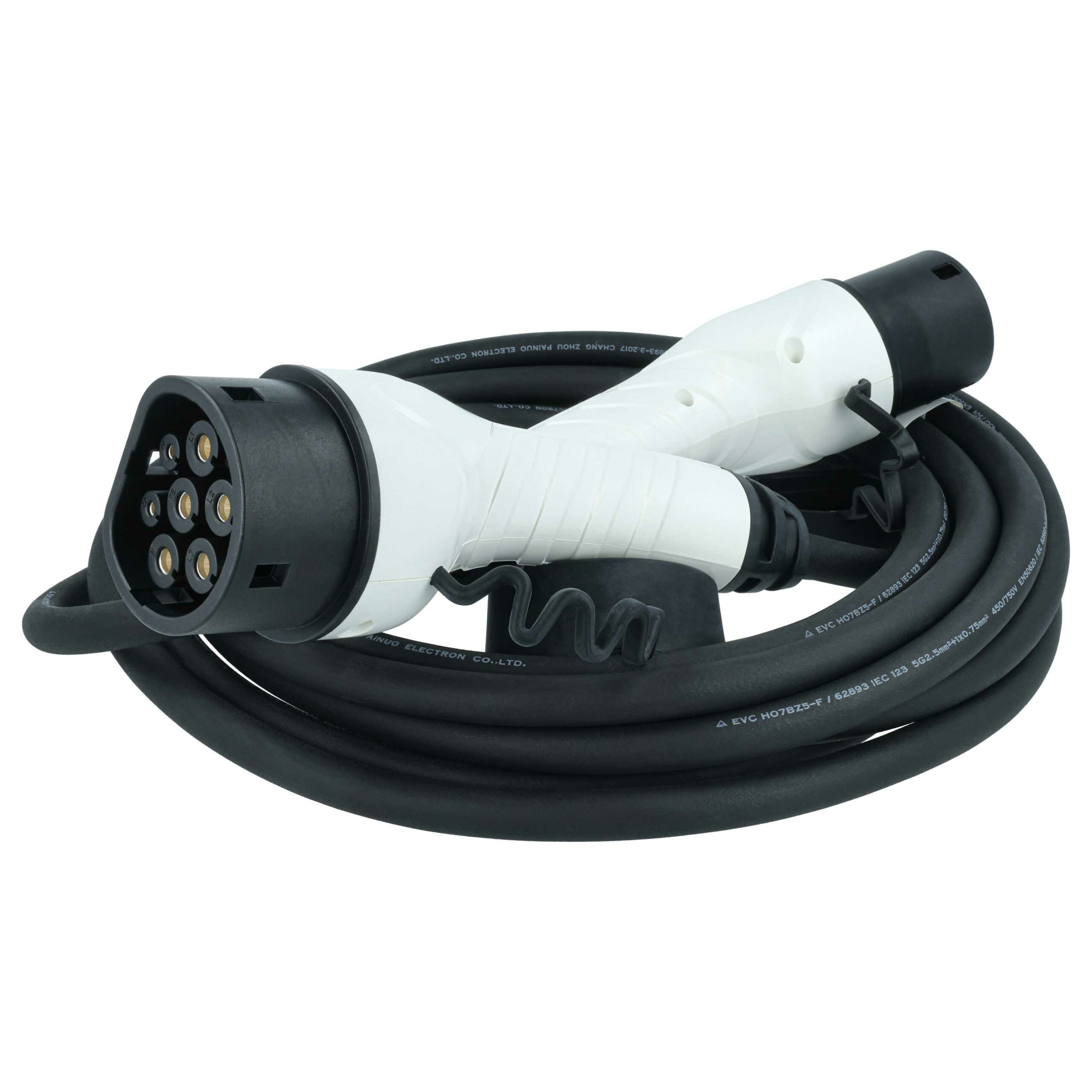 Cabo de Carregamento para Carro Elétrico vhbw - Tipo 2 para Tipo 2, Trifásico, 16 A, 11 kW, 7 m - Image 4