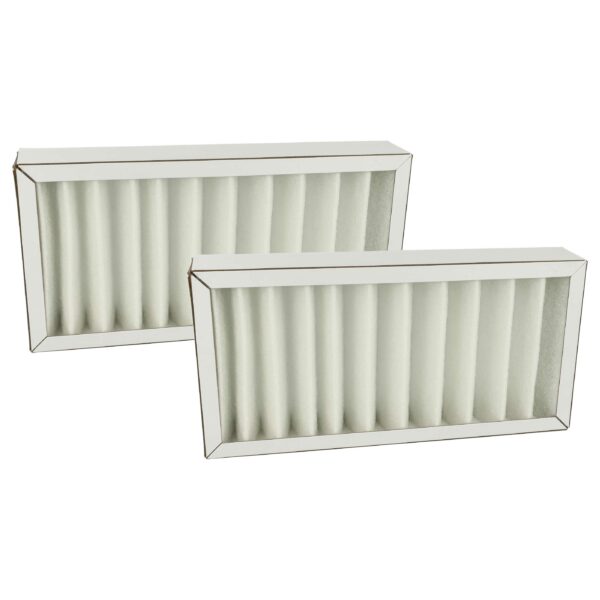 2x Filtro de Ar vhbw para Pluggit Vent - Classe G4, Branco