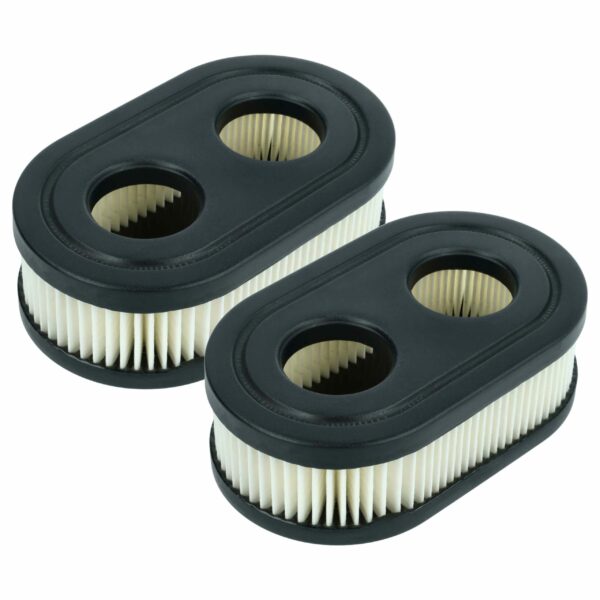 2x Filtro de ar compatível Briggs & Stratton 4247, 5432, 593260, 798339, 798452, 09P702, 5432K para cortadores de relva