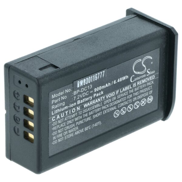 Bateria vhbw para Leica BP-DC13 - 900mAh, 7.2V, Li-Ion