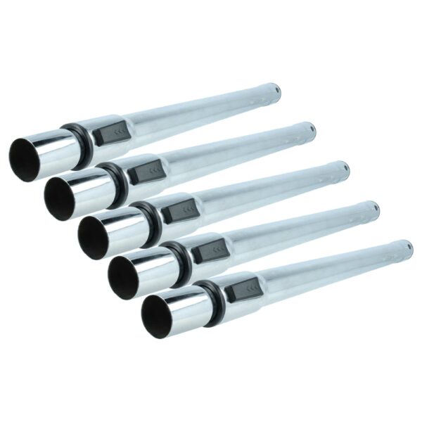 Pack 5x Tubo Telescópico vhbw 60-97cm para Aspirador Kärcher 2.862-008.0 - Preto/Prata