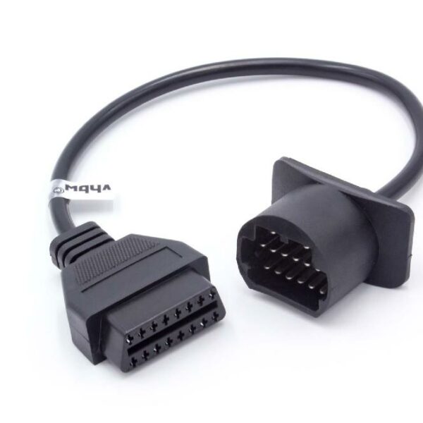 Adaptador OBD2 17 Pinos OBD1 para OBD2 - Mazda, Ford, Toyota