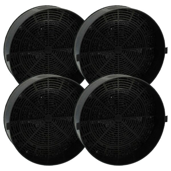 4x Filtro de Carvão Ativado para Coifa GZD1125 Alno - 16 cm
