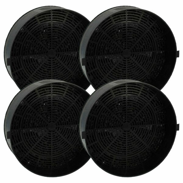 4x Filtro de Carvão Ativado para Coifa GZD1125 Alno - 16 cm