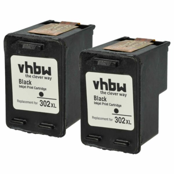 2x Cartuchos de Tinta para Impressora HP Envy 1110 - Preto vhbw