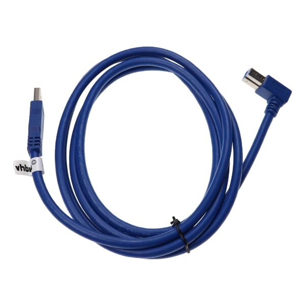 Cabo USB 3.0 vhbw Tipo A para Tipo B - 1.8 m, Azul