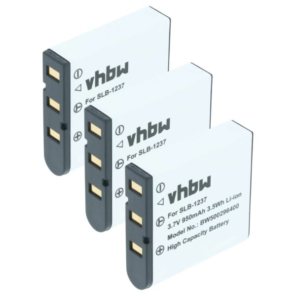3x Bateria compatível Epson EU-94, EPALB2, B32B818242, B31B173003CU - 950mAh, 3.7V, Li-Ion