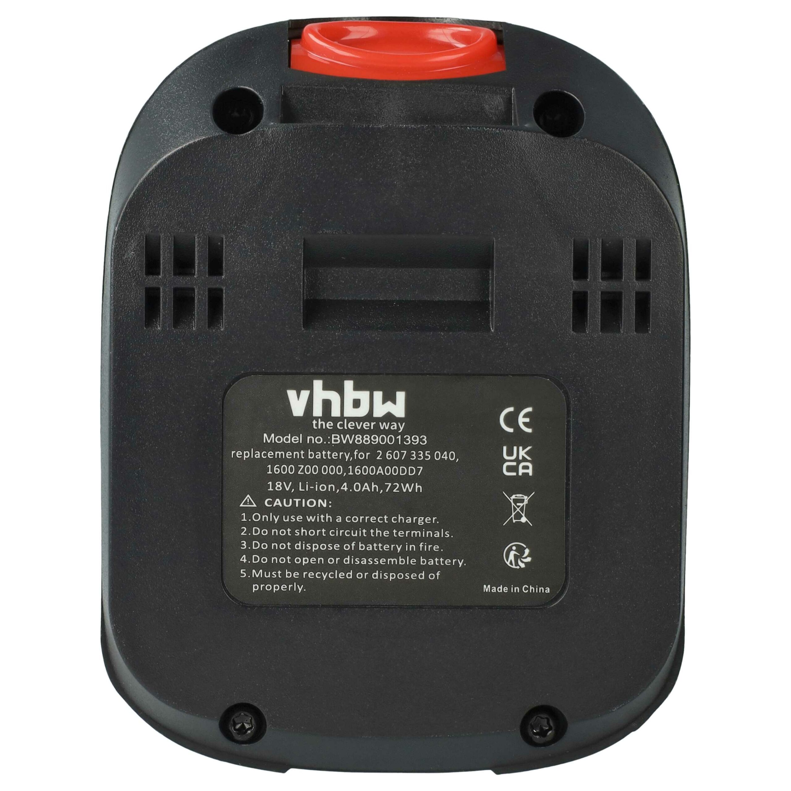 Bateria vhbw para Bosch 1600 Z00 000, 1600 A00 DD7 - 18 V, 4000 mAh, Li-Ion (2 unidades) - Image 3
